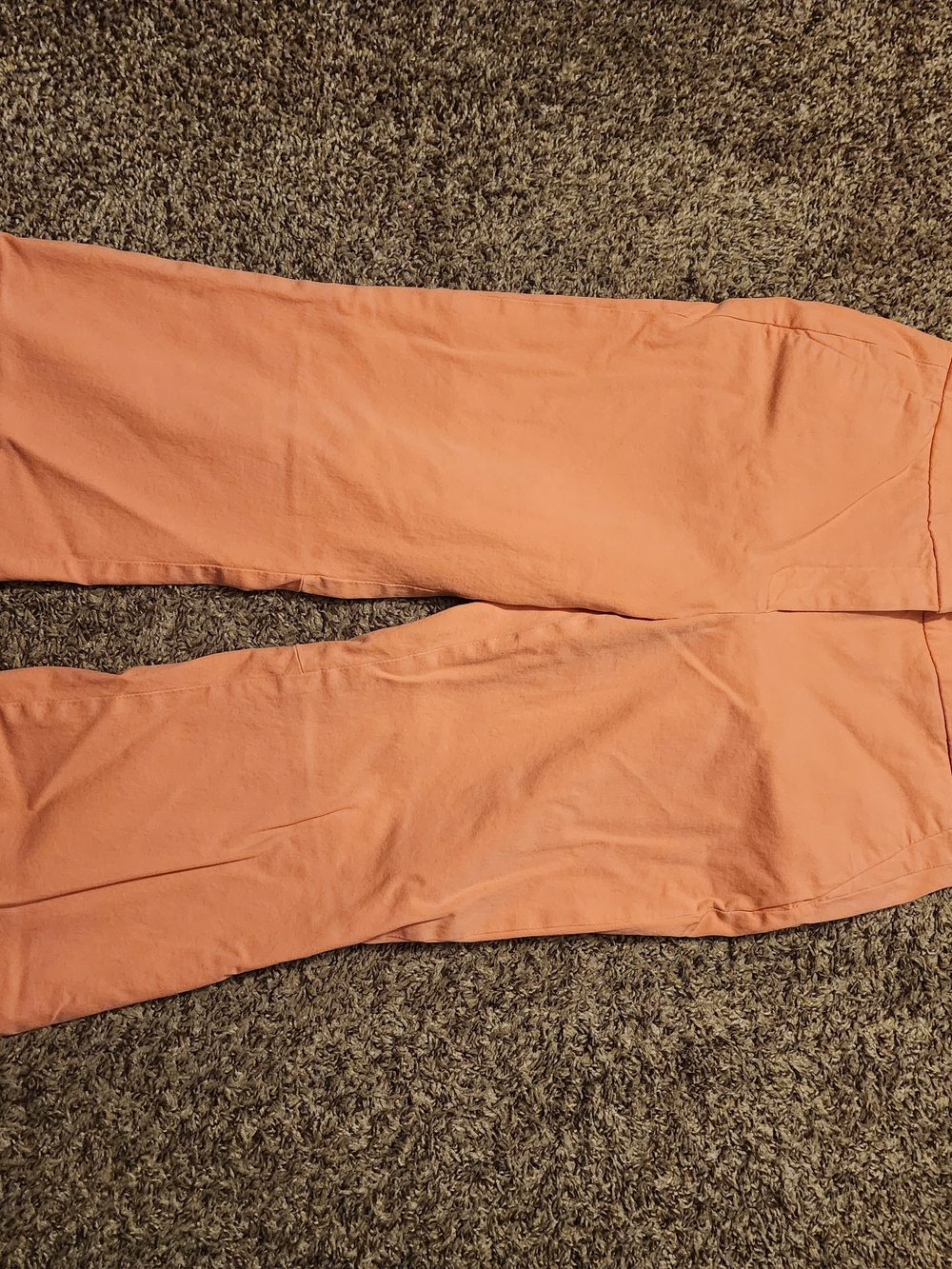 J. Crew Straight-Leg Pants in Coral Peach